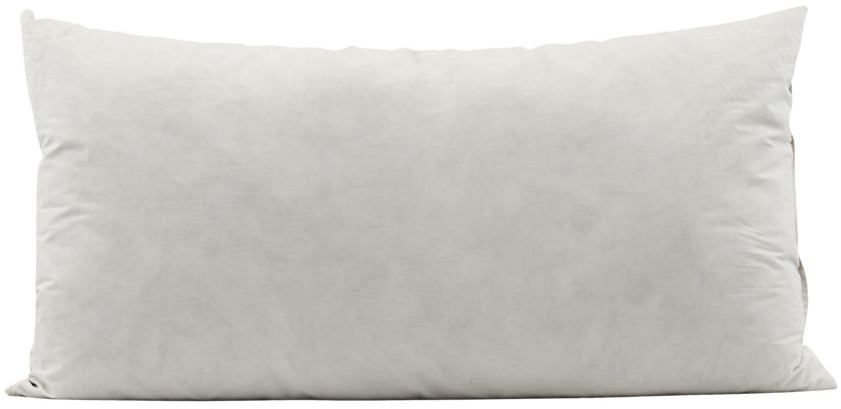 Pudefyld/pudeindsats House Doctor Cushion Fill, 40x80 cm, hvid bomuld og andefjer