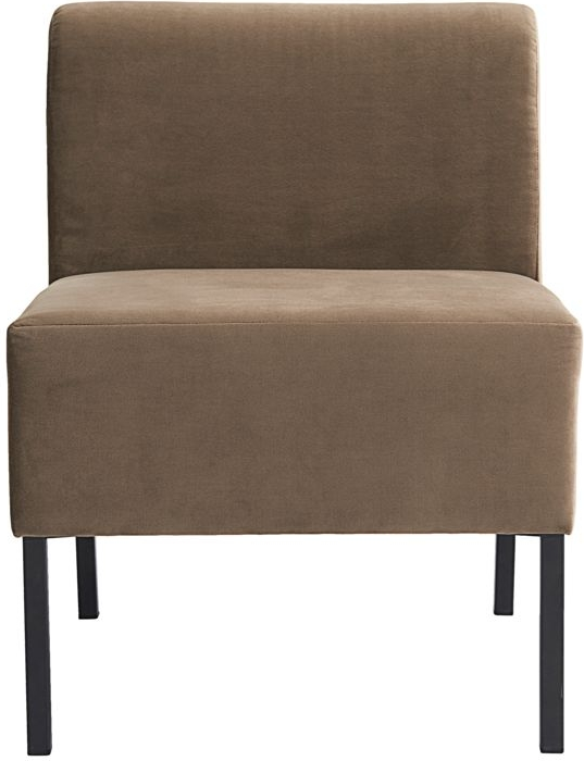 Byg-selv sofa House Doctor HD Seater 1 seater sandfarvet modulsofa med sorte metalben