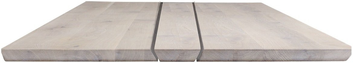 Bordplade til plankebord House of Sander Ragnar i hvid egetræ 240x103x4 cm