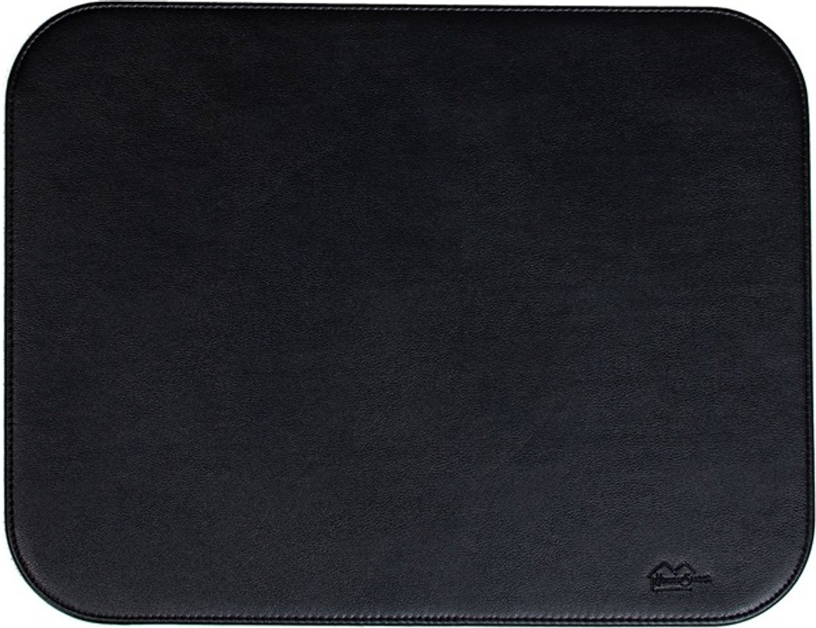 Dækkeserviet House of Sander HARD sort PU læder 30 x 40 cm