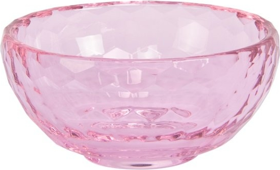 Skålesæt House of Sander Lobelia i pink glas 5,5x12 cm til snacks og borddækning