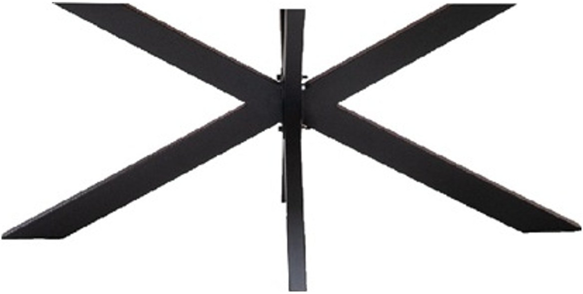 Bordben/understel til sofabord House of Sander Star Sofa sort stål H47ÃB57ÃL91