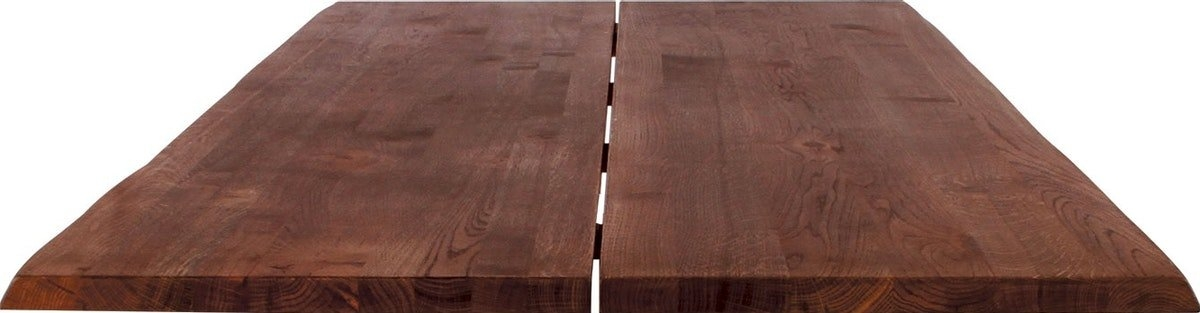 Bordplade til cafe- og sofabord House of Sander Curve egetræ mocca 72x110 cm