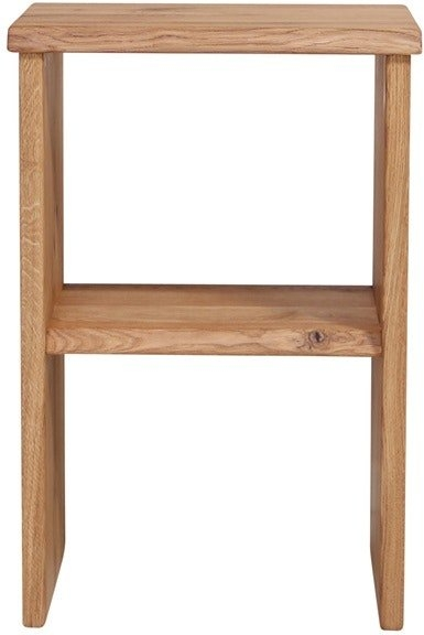 Sengebord House of Sander Mono natbord natur egetræ H60xB40xD30 cm