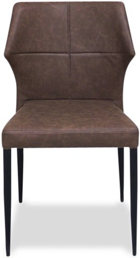 Spisebordsstol House of Sander Runa brun PU-læder H83ÃB50ÃL50 cm