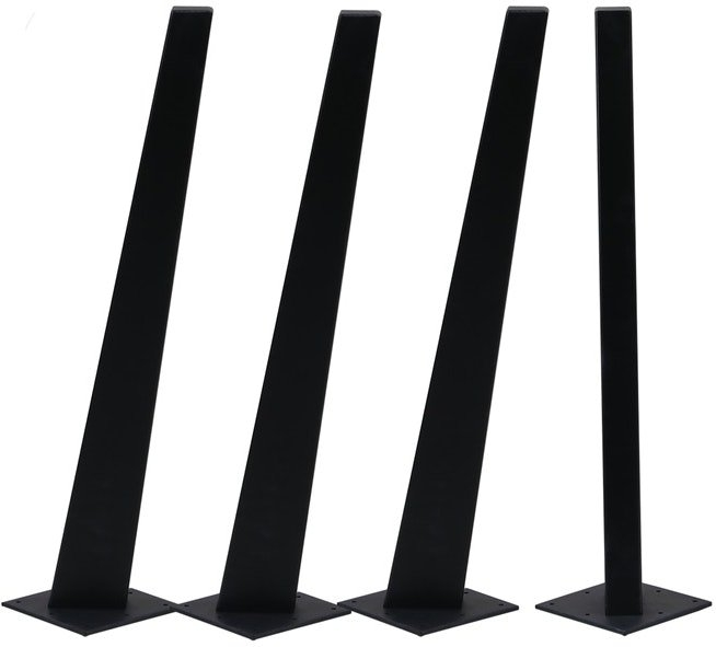 Bordben House of Sander Frigg 4 stk sort bøgetræ H70 cm til spise- og skriveborde