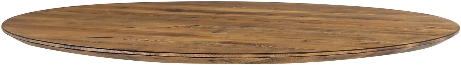 Rund bordplade House of Sander Boston i egetræ vintage Ø80 x 3 cm