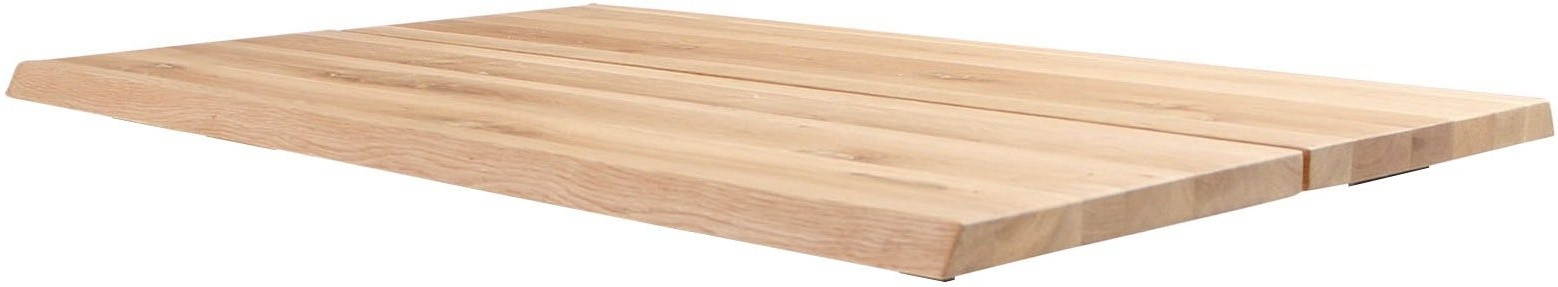 Bordplade til cafe- og sofabord House of Sander Curve egetræ natur 110 x 72 x 3 cm
