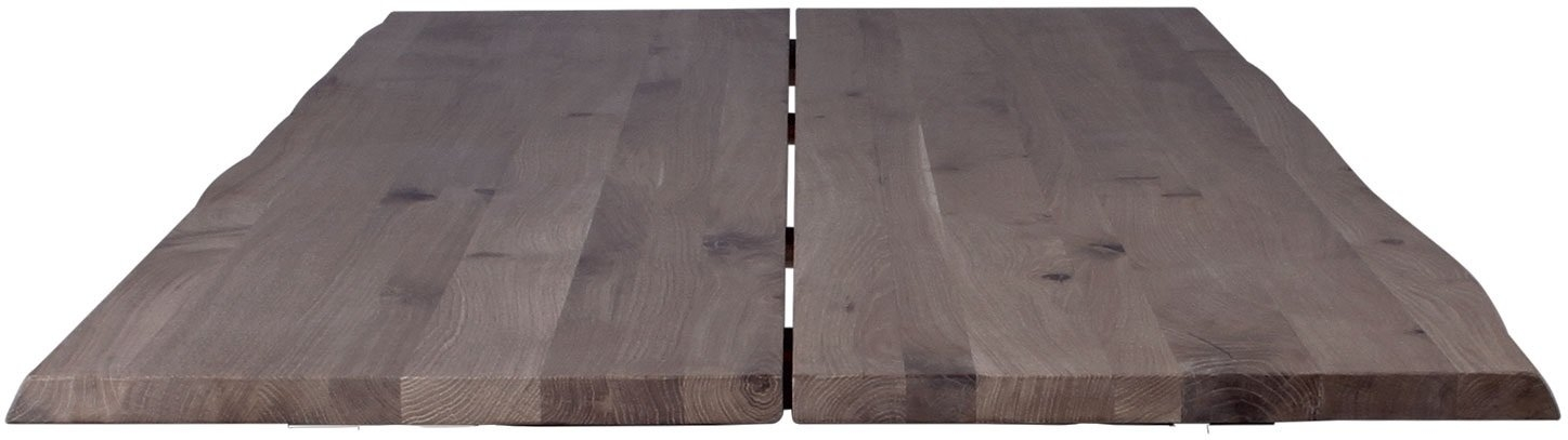 Bordplade til café- og sofabord House of Sander Curve gråt egetræ 72x130x3 cm