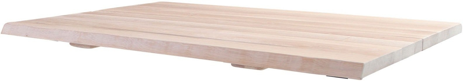 Bordplade til café- og sofabord House of Sander Curve hvid egetræ 3Ã80Ã120 cm