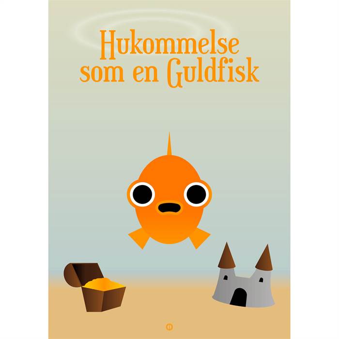 Citatplakat Hukommelse som en Guldfisk plakat - 30x42 cm  : Erling Christensen Møbler