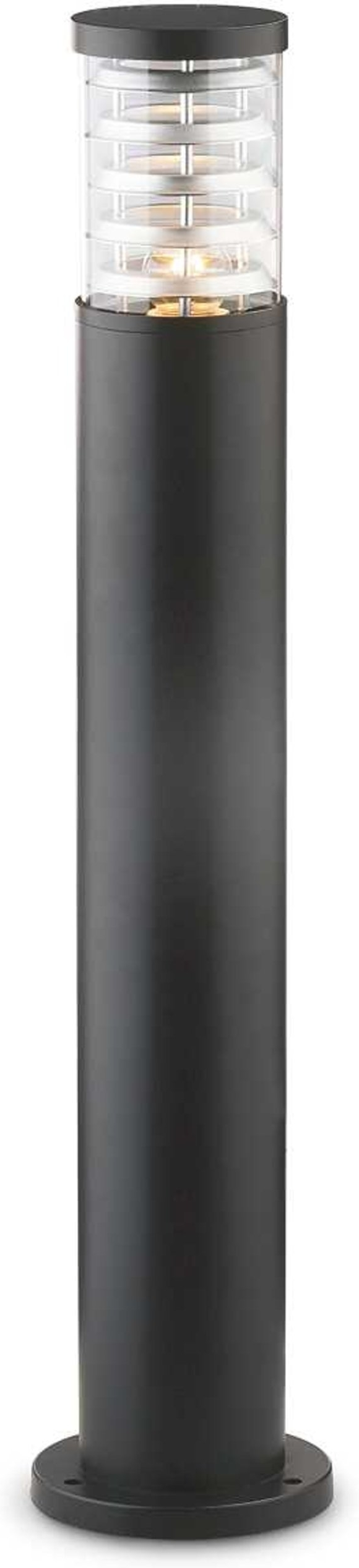 Udendørs gulvlampe Ideal Lux Tronco sort Ø15,5 x H80,5 cm IP44 terrasselampe
