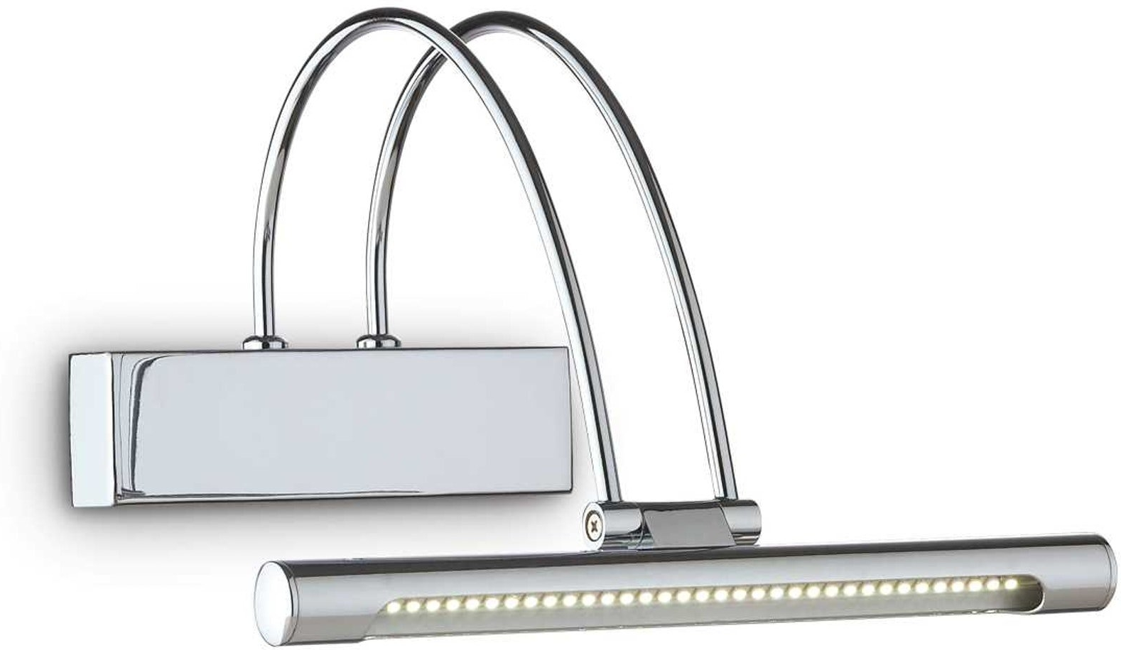 Væglampe Ideal Lux Bow LED-væglys krom 200 lm 3000 K