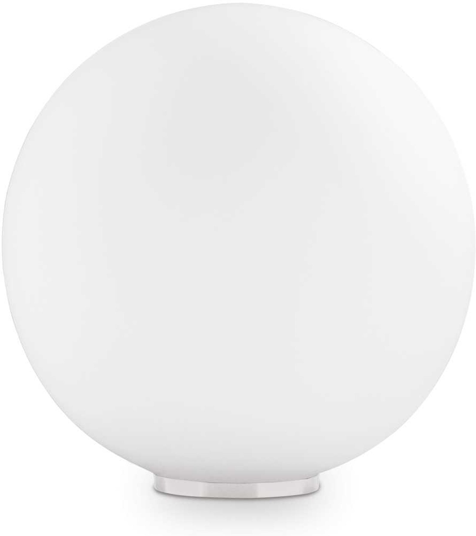 Bordlampe Ideal Lux Mapa Bianco hvidt glas Ø30ÃH32 cm E27 60W IP20