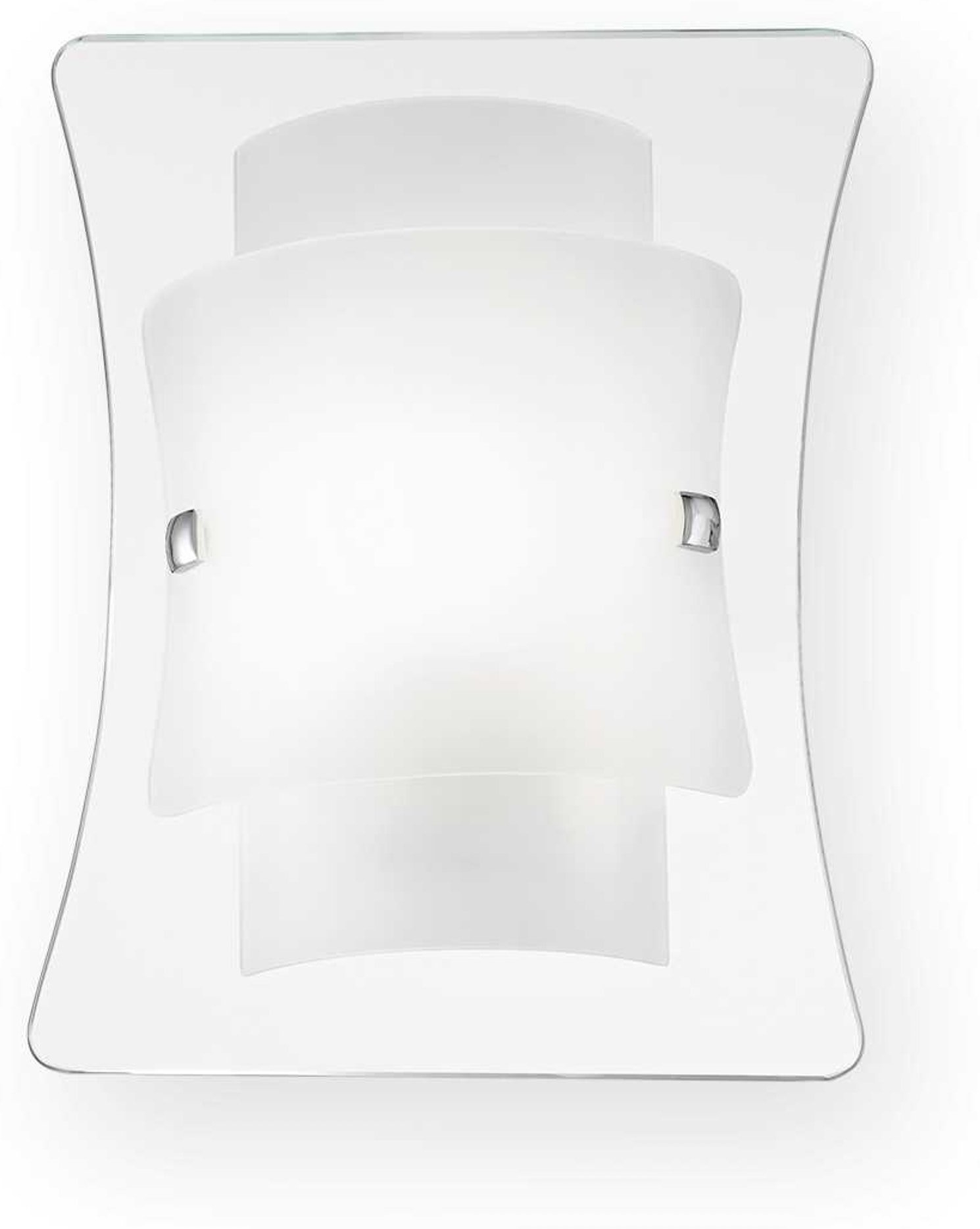 Væglampe Ideal Lux Triplo med triple glasdiffusor hvid 27,5Ã10Ã21,5 cm