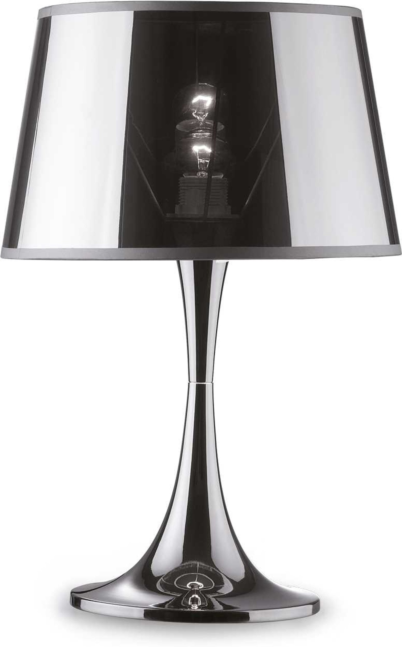 Bordlampe Ideal Lux London krom Ø32ÃH48,5 cm metal og plast
