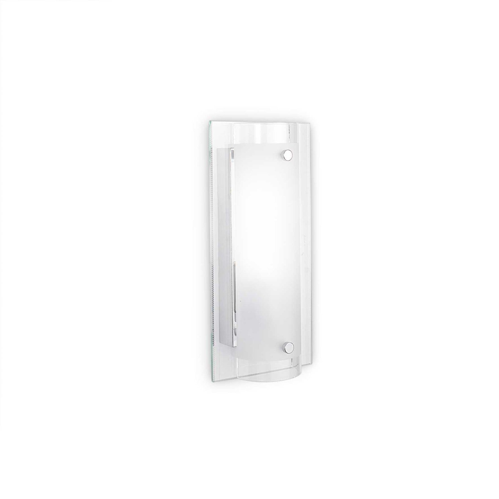 Væglampe Ideal Lux Tudor klar glas/krom 25x12x8,5 cm