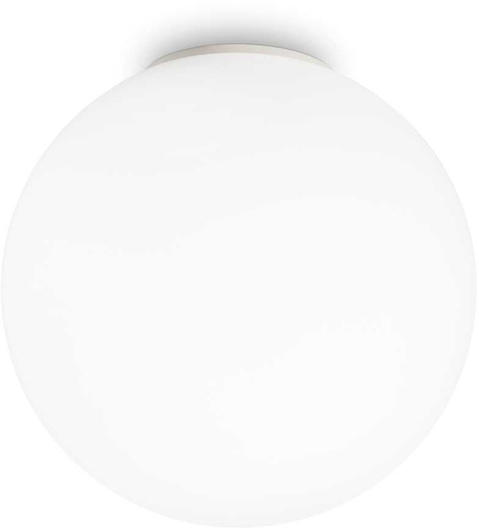 Loftlampe Ideal Lux Mapa Bianco Ø40 x H39 cm hvidblæst glas