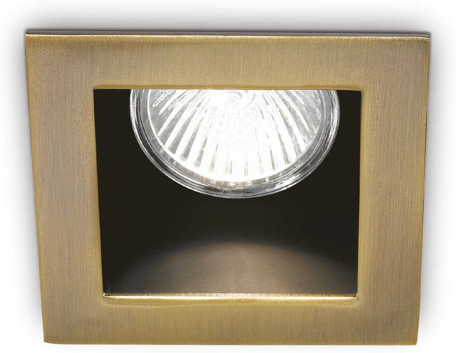 Indbygningslampe Ideal Lux Funky brændt metallisk Ø9 x H11,5 cm GU10