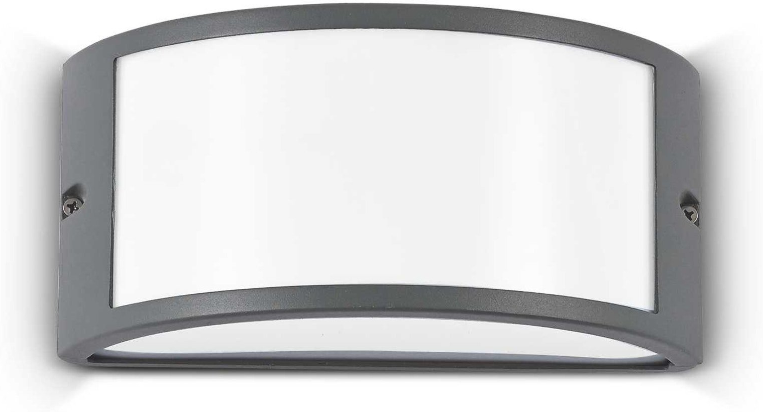 Udendørs væglampe Ideal Lux Rex-1 antracit IP44 aluminium E27 25 x 12 x 13 cm
