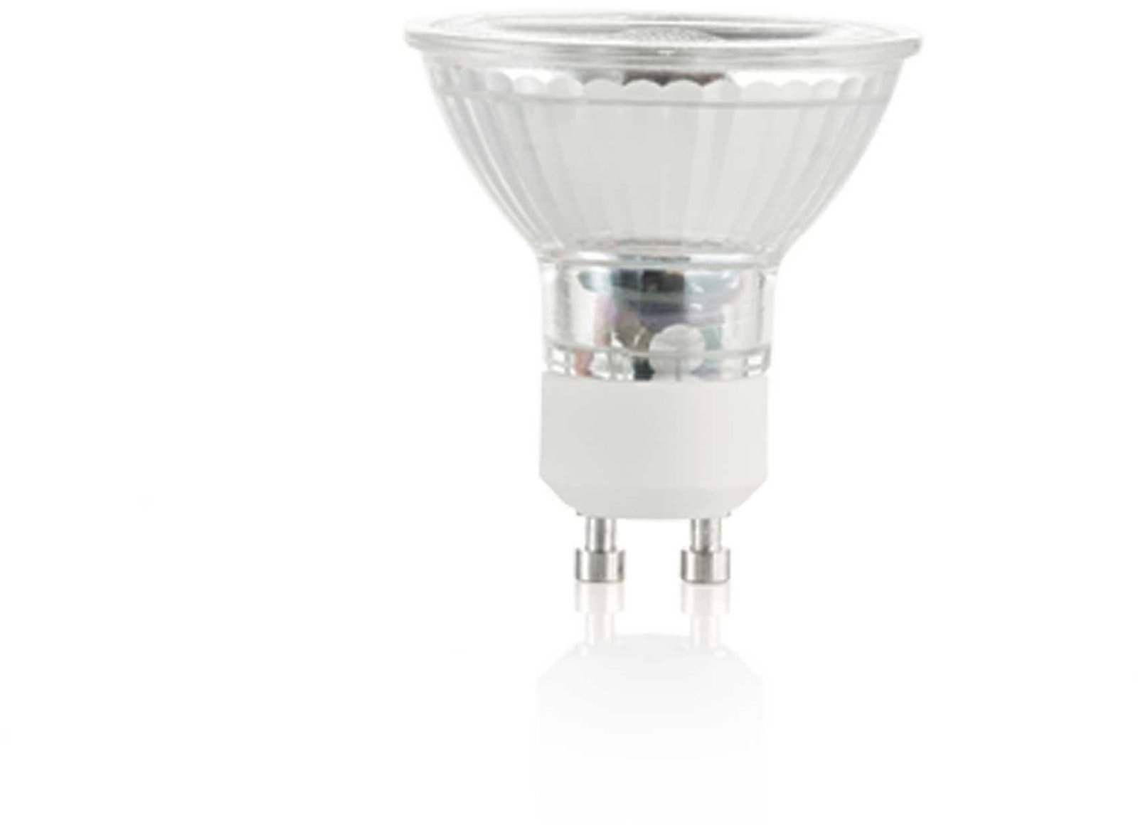 LED-pære GU10 Ideal Lux Gu10-serie 5W 480 lm 3000 K klar glas Ø50 mm