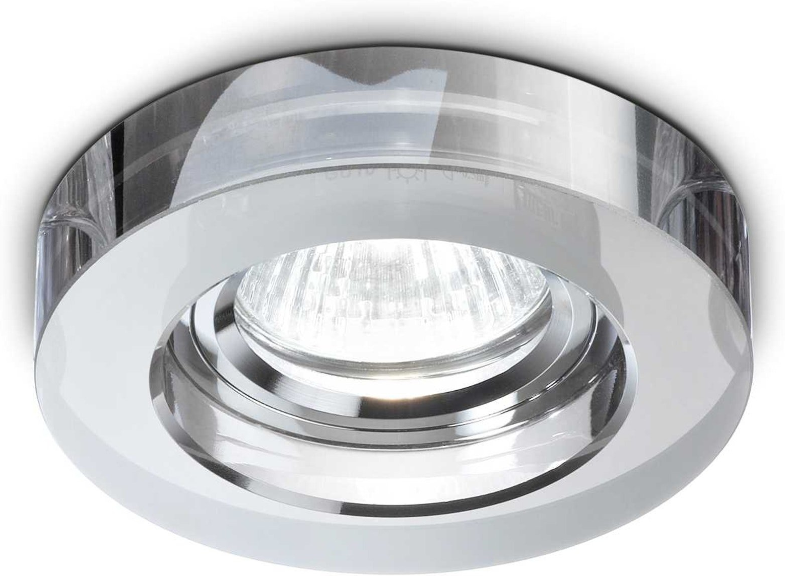 Indbygningsspot/downlight Ideal Lux Blues Ø9,5 cm røg/krom GU10 50W