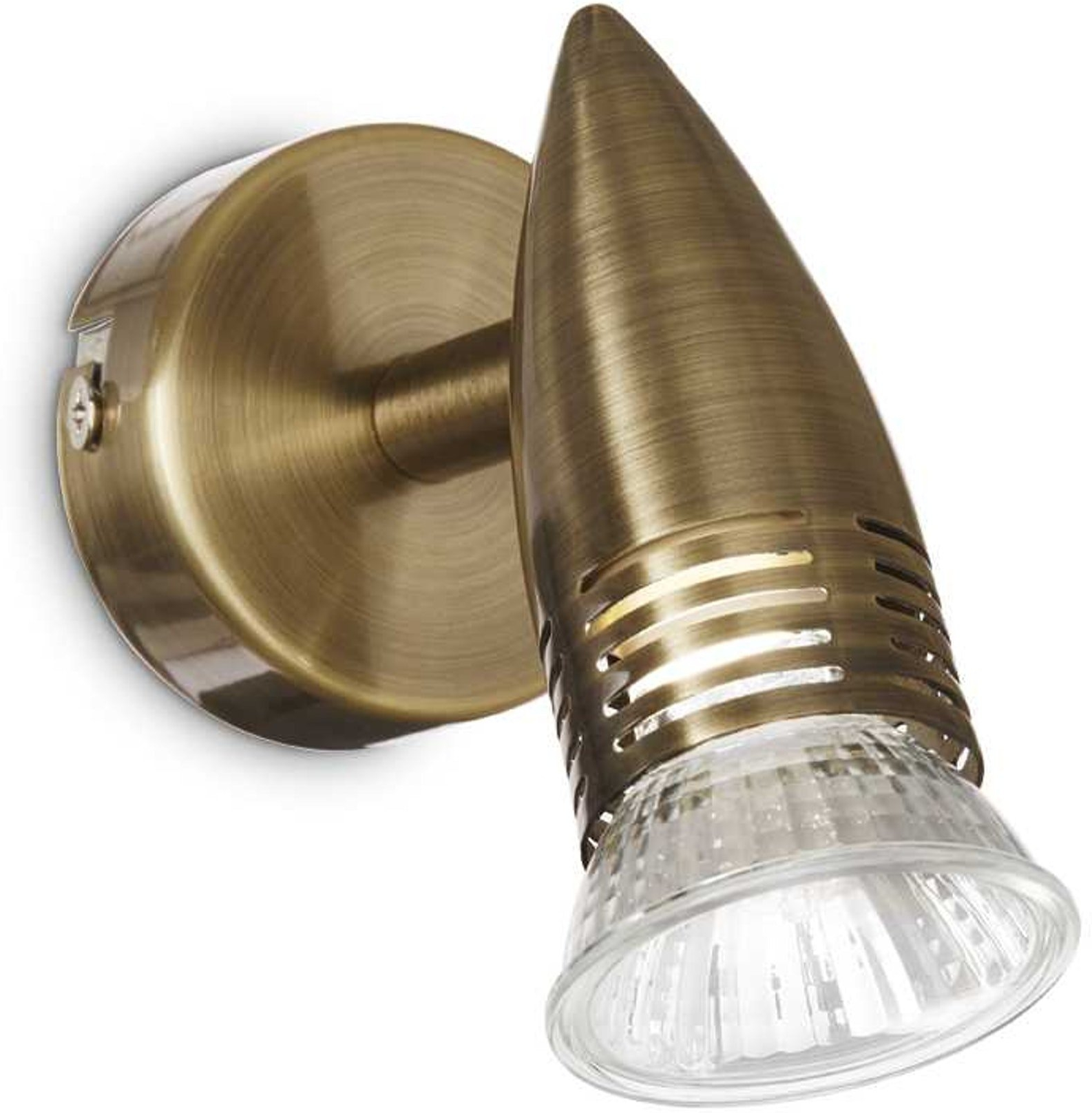 Væglampe Ideal Lux Alfa brændt metal H11ÃB6ÃD11 cm med GU10-pære 5W 3000K 480 lm IP20