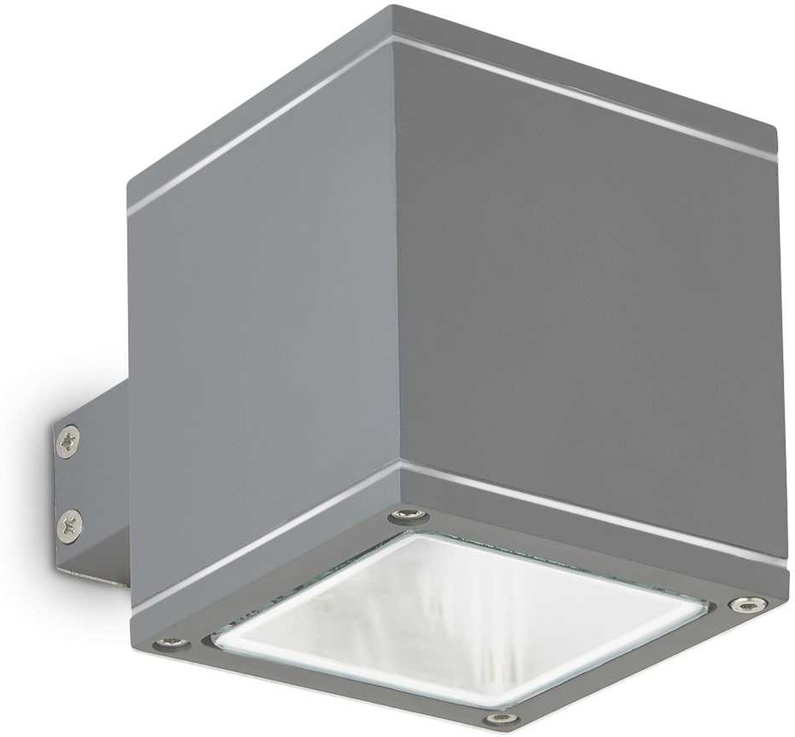 Udendørs væglampe Ideal Lux Snif Square antracit H10ÃB9ÃL14 cm G9 IP44
