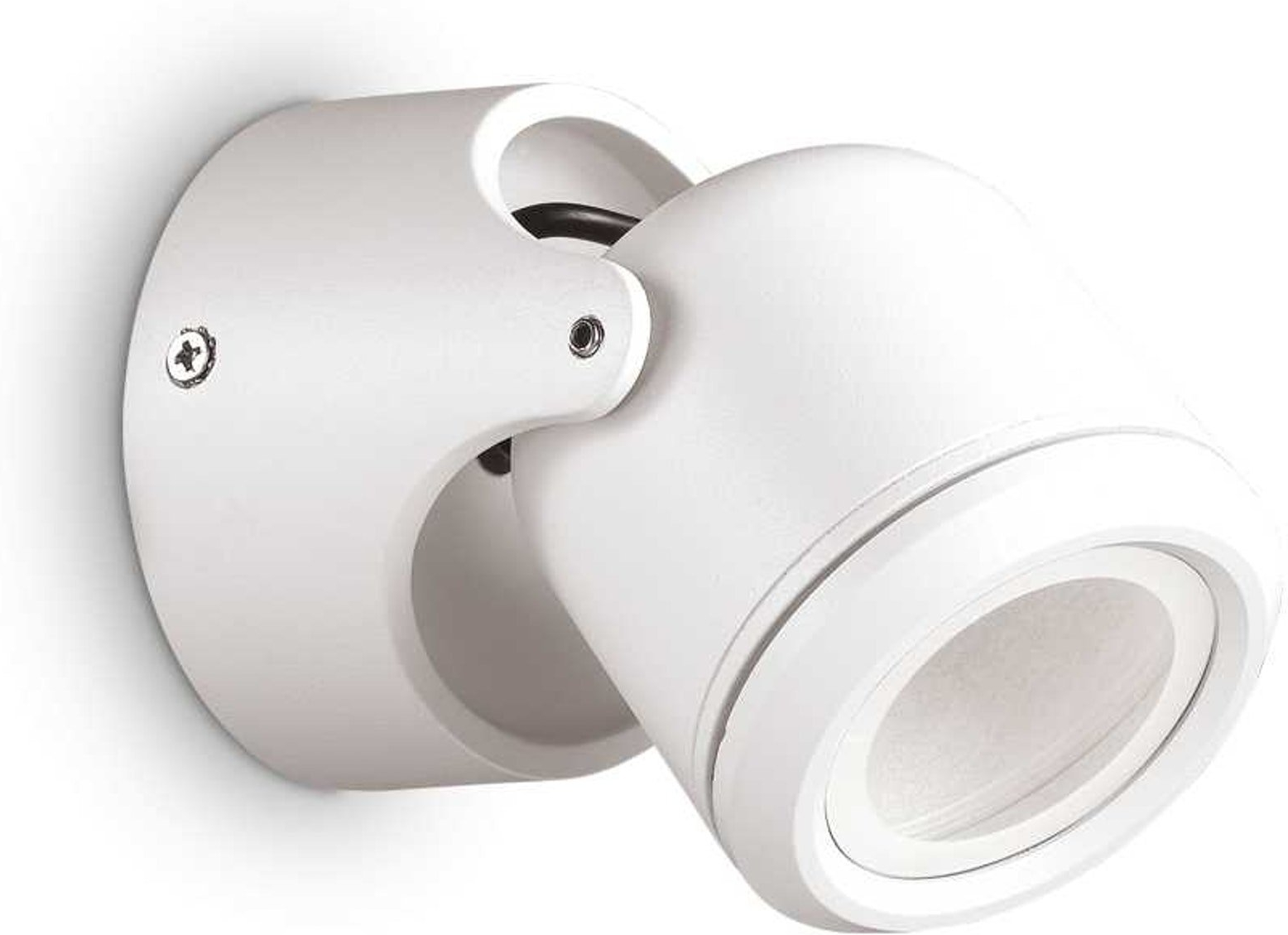 Udendørs væglampe Ideal Lux Xeno hvid aluminium IP44 L90 x H110 mm