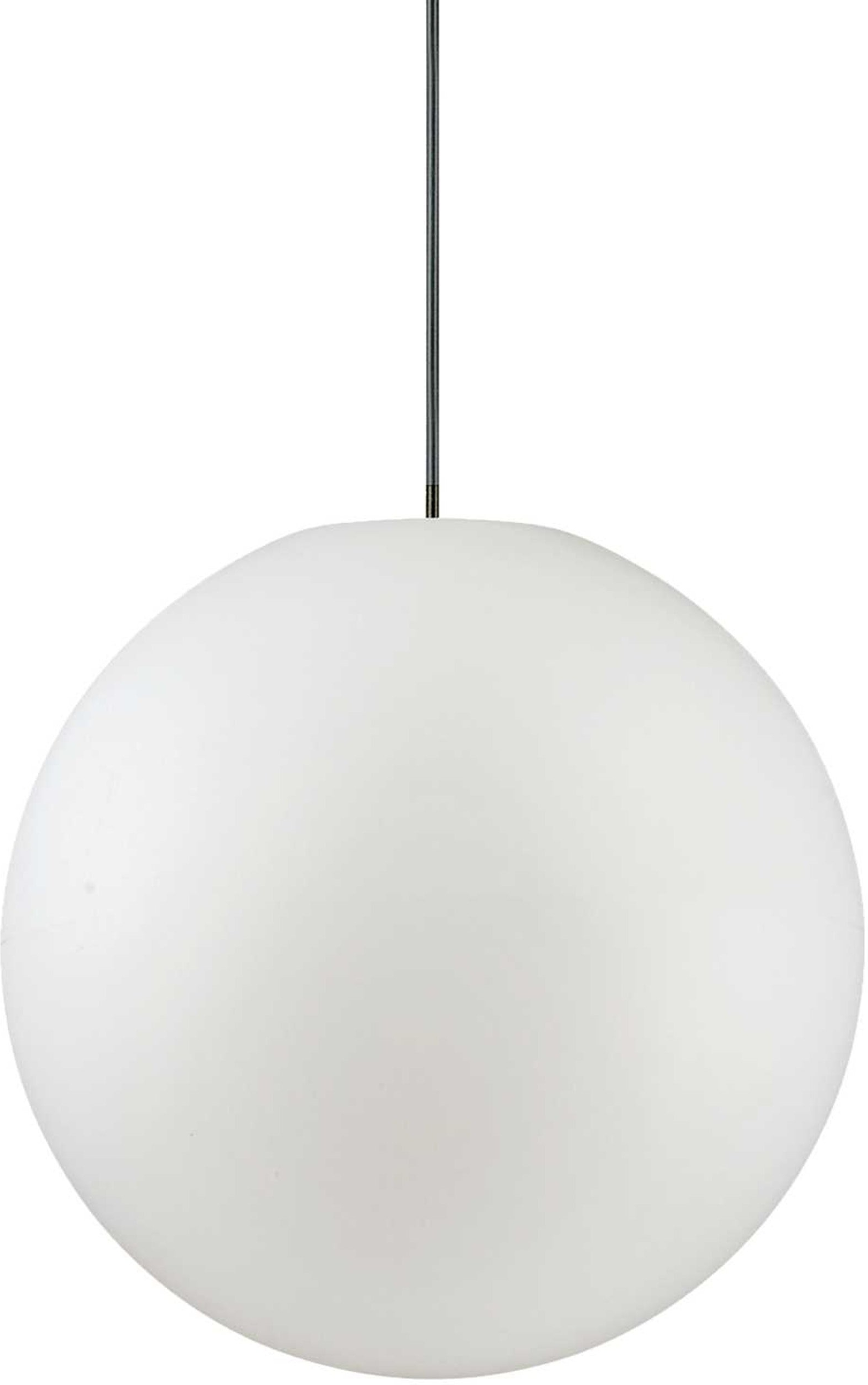 Udendørs pendellampe Ideal Lux Sole Ø400 mm IP44 justerbar højde hvid
