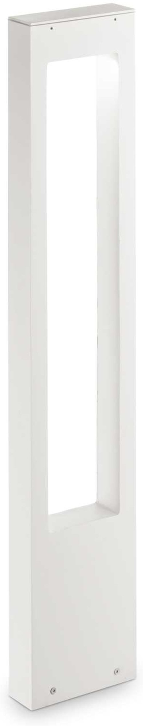Udendørs Gulvlampe Ideal Lux Vega IP44 80 cm Aluminium/Metal Hvid