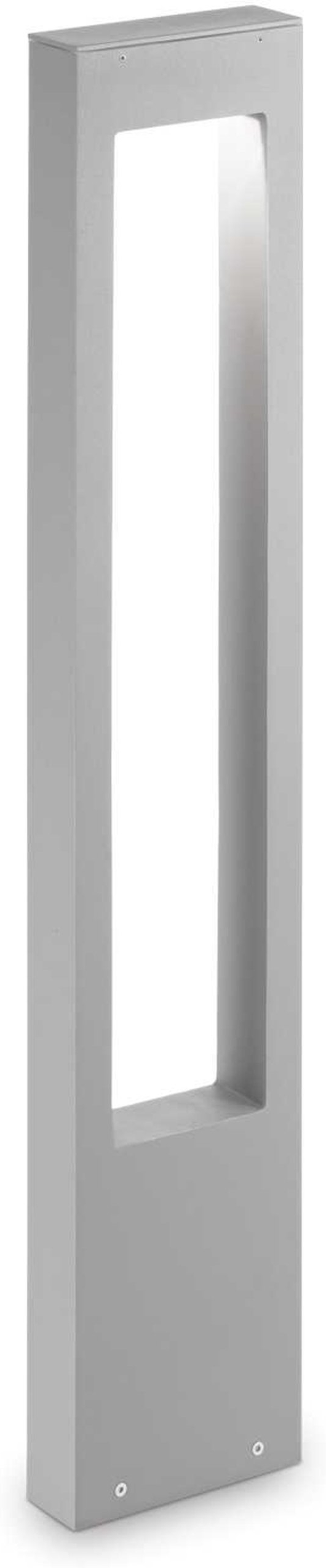 Udendørs gulvlampe Ideal Lux Vega, have- og terrassebelysning, H 80 cm grå aluminium og metal IP44