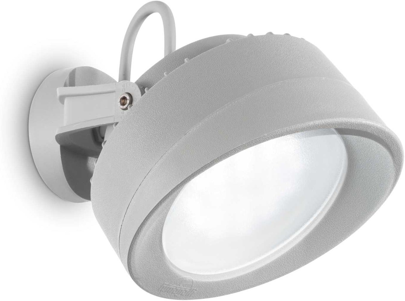 Udendørs væglampe Ideal Lux Litio grå plast IP66 GX53 LED 7W 800 lm Ø70 mm