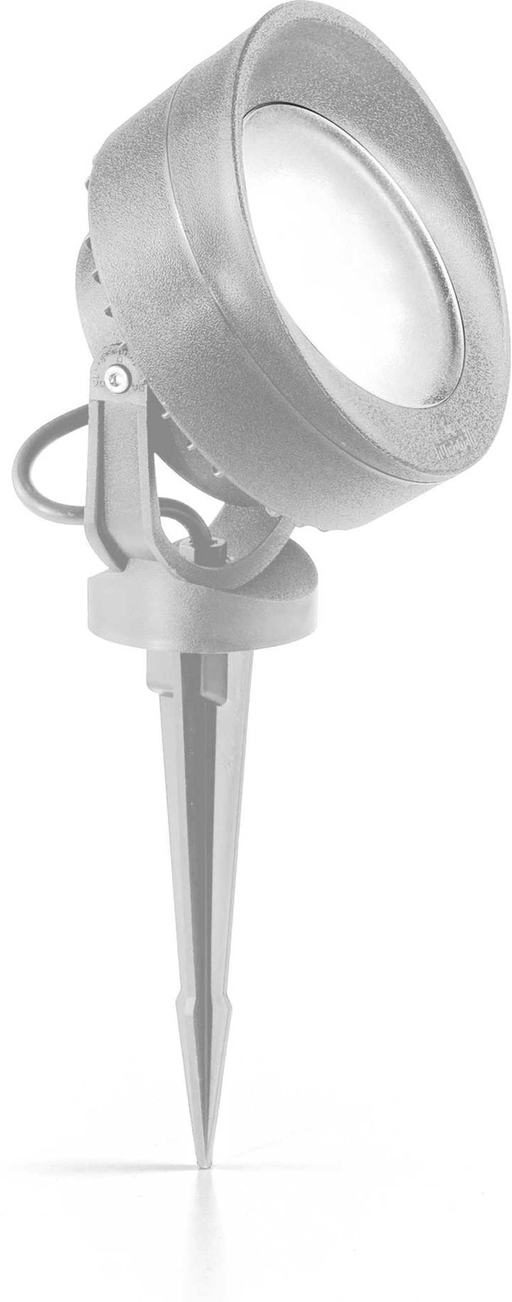 Udendørs spotlight projektor Ideal Lux Litio grå/sort IP66 GX53 7W 800 lm