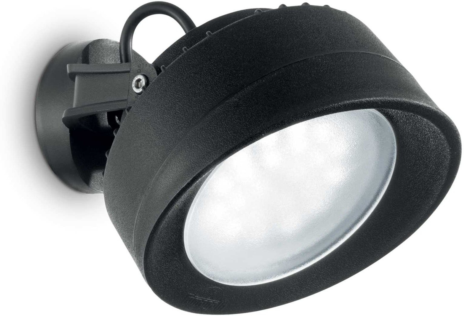 Udendørs væglampe/vægarmatur Ideal Lux Litio sort IP66 GX53 7W 800lm 4000K Ø70