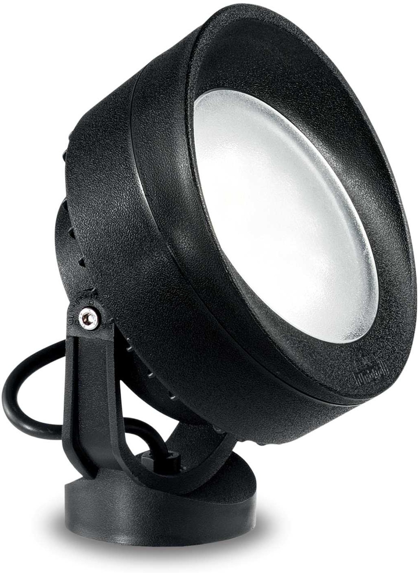 Udendørs spotlight-projektor Ideal Lux Litio sort plast IP66 inkl. GX53-pære 7W 800lm 4000K