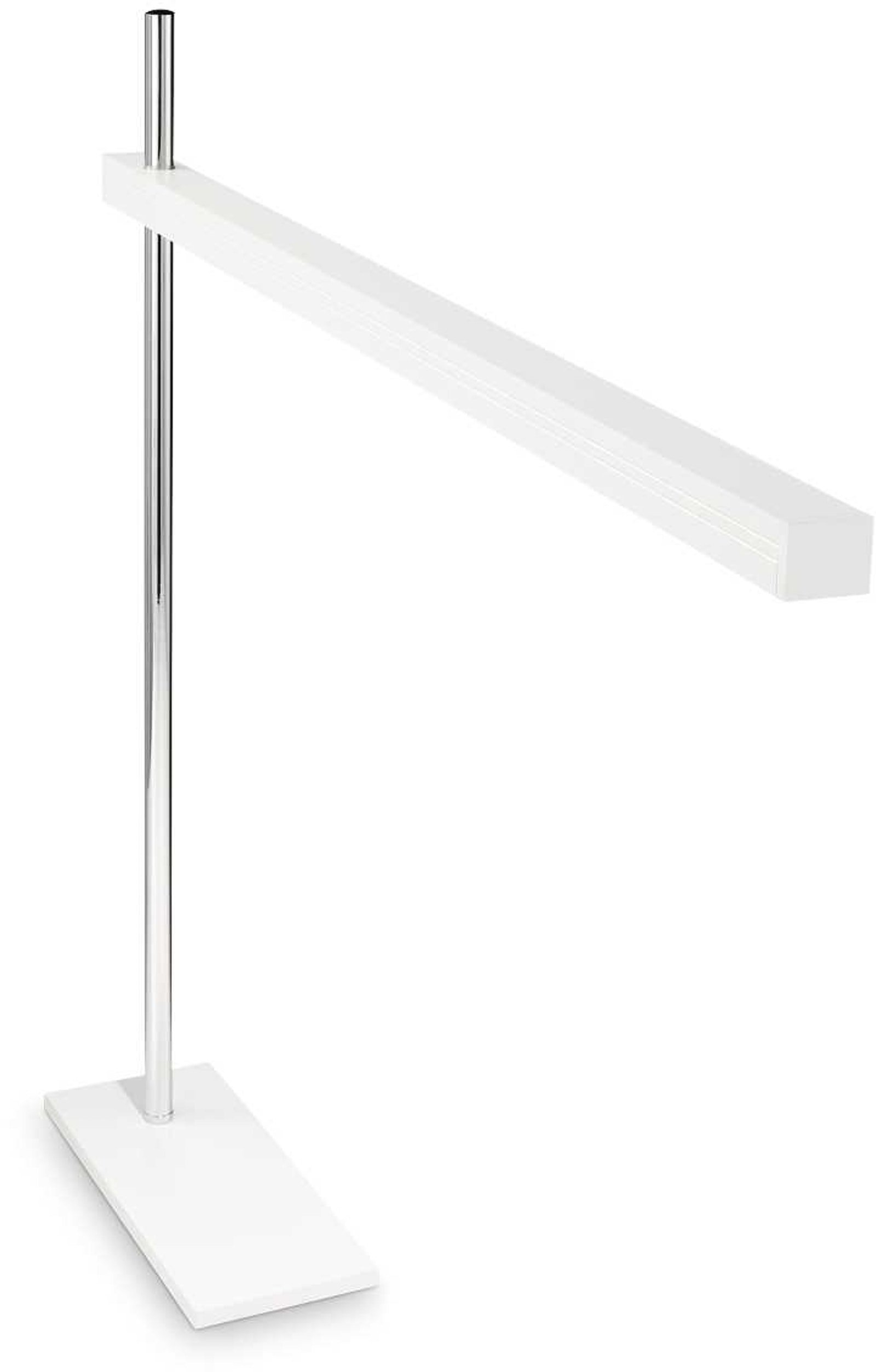 Bordlampe Ideal Lux Gru Hvid med drejelig diffuser og justerbar højde H62 x B10 x L70,5 cm LED 400 lm