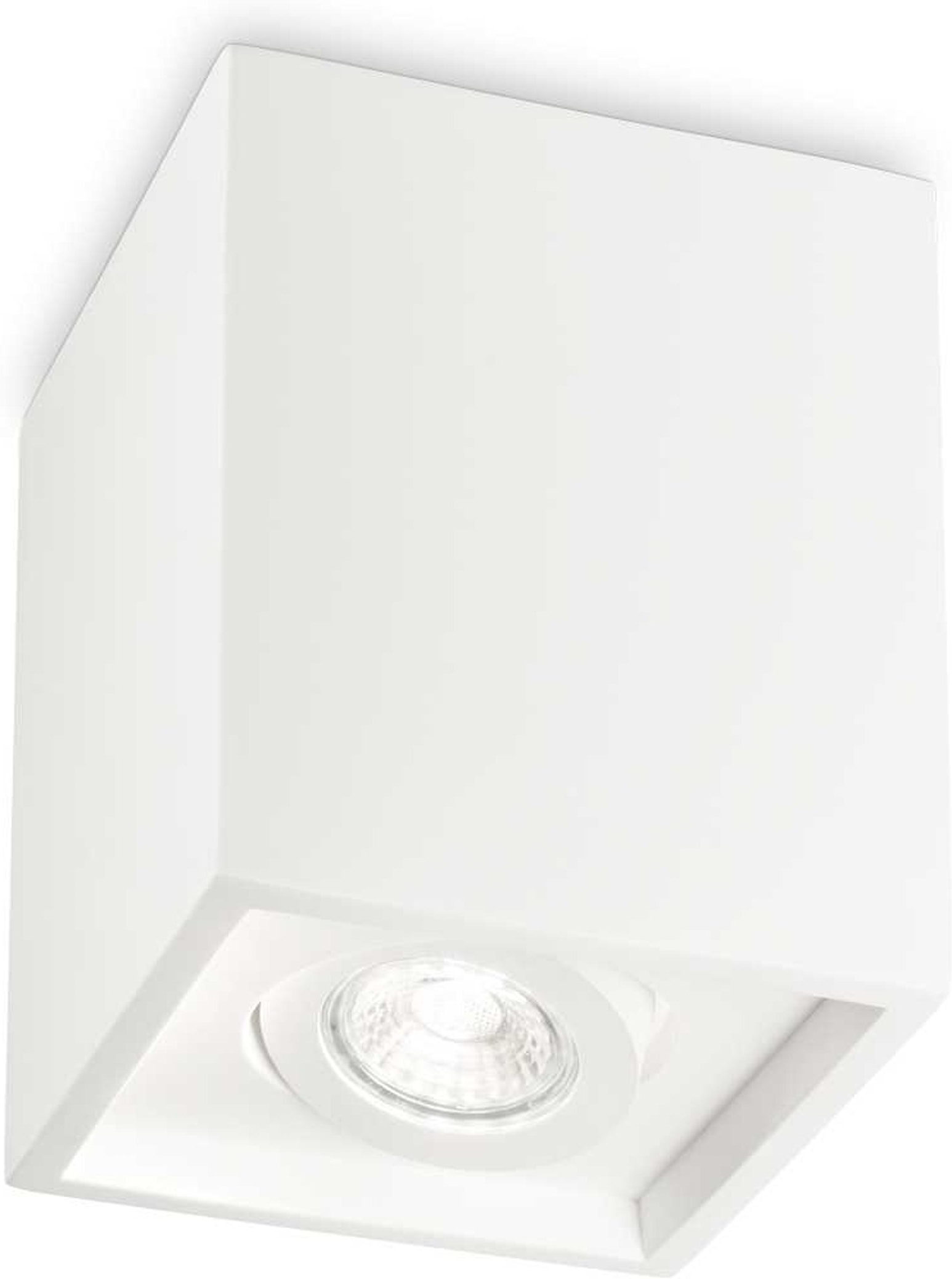 Loftlampe Ideal Lux Oak hvid gips GU10 16 x 13,5 cm