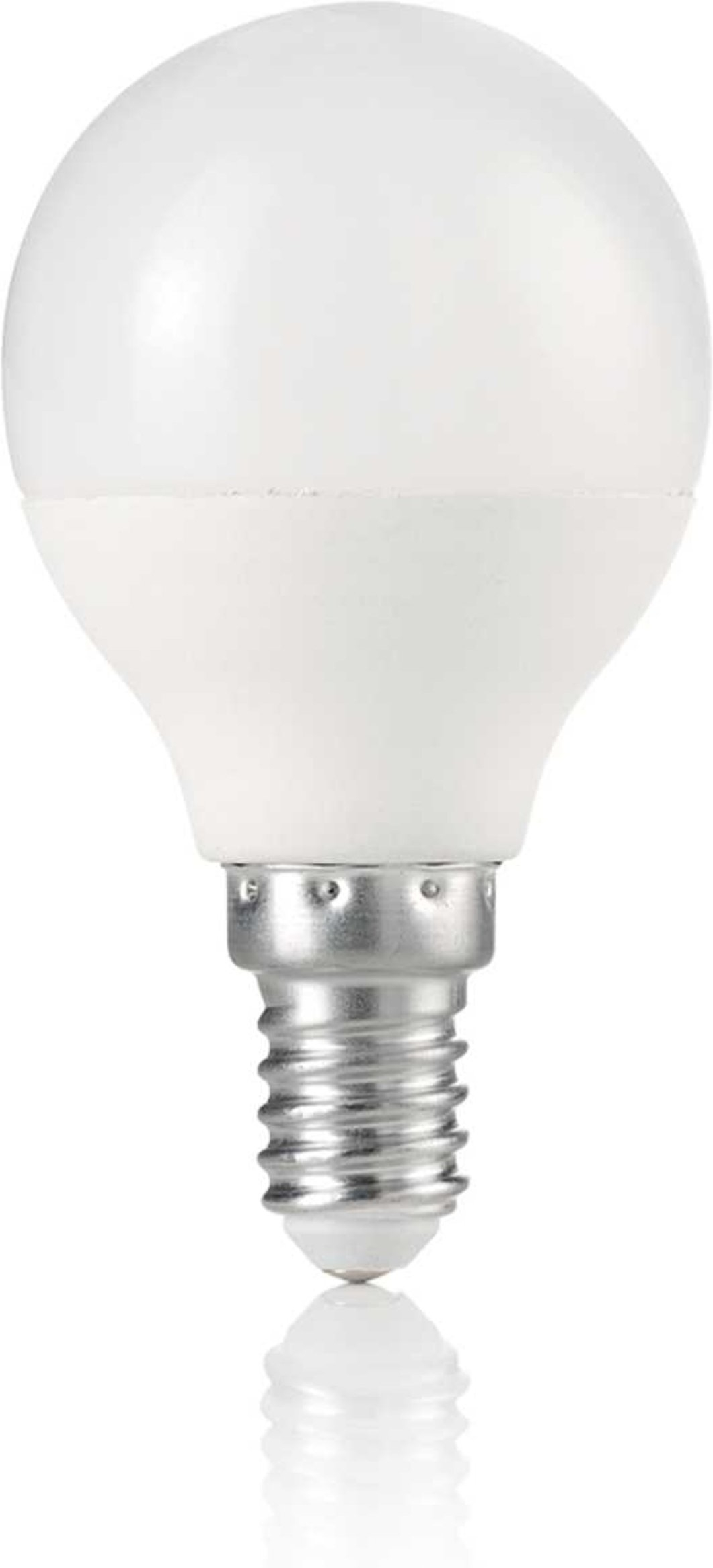 Lyspære Ideal Lux E14 6W 600 lm 4000K Ø45 x H80 mm Hvid