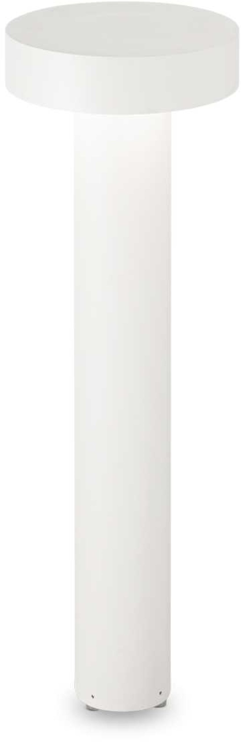 Udendørs gulvlampe Ideal Lux Tesla  -  hvid aluminium/metal Ø20,5Ã60 cm IP44 G9