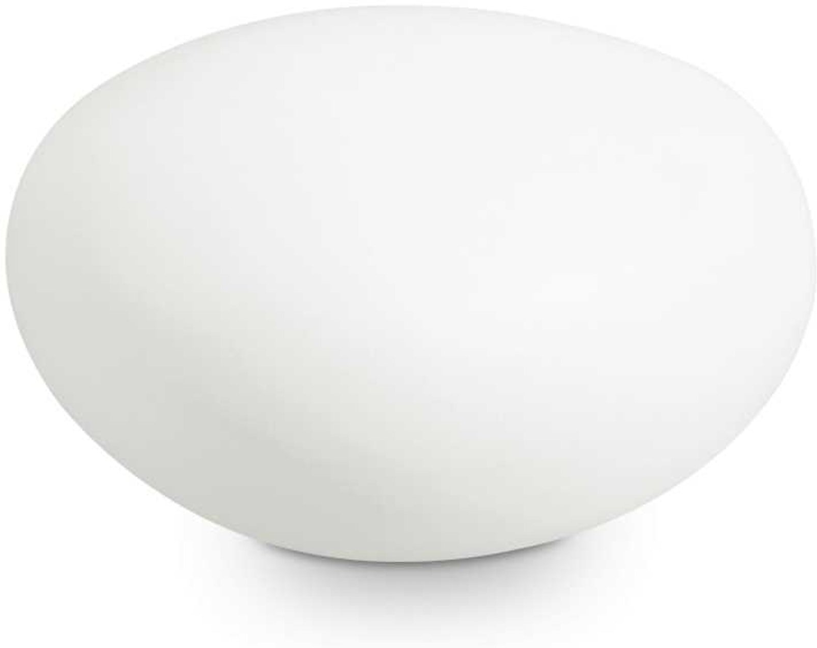 Udendørs gulvlampe Ideal Lux Sasso opalfarvet diffusor hvid/sort plast IP44