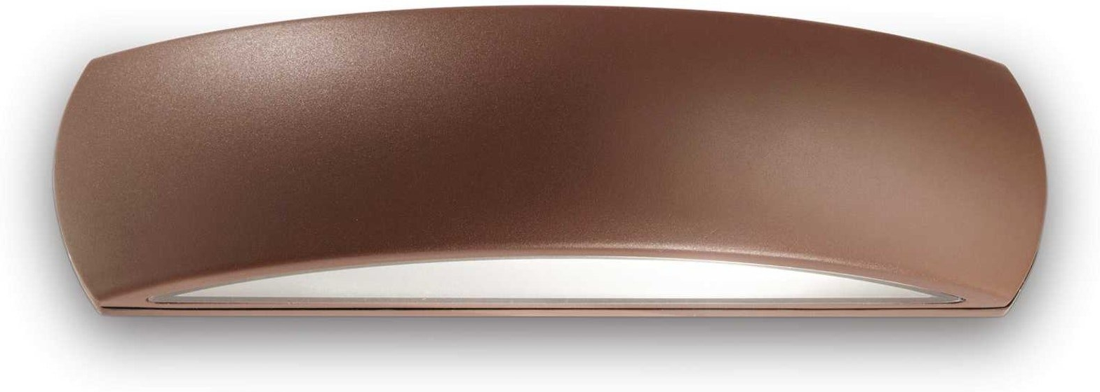 Udendørs væglampe Ideal Lux Giove  -  aluminium/metal, kaffe, 33x10x8 cm, IP54, E27