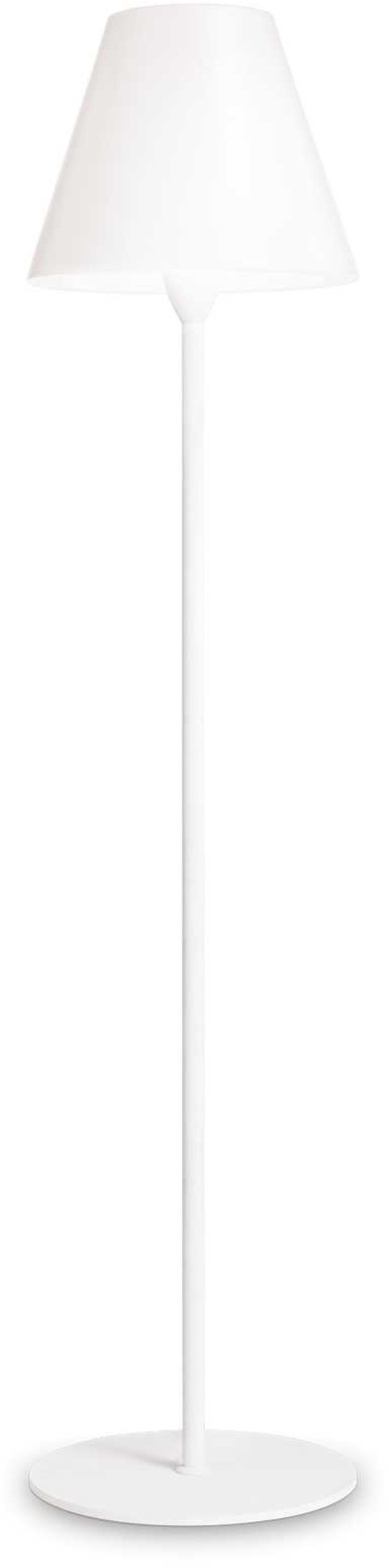Udendørs gulvlampe Ideal Lux Itaca hvid Ø39 x H169,5 cm pulverlakeret terrasselampe IP44