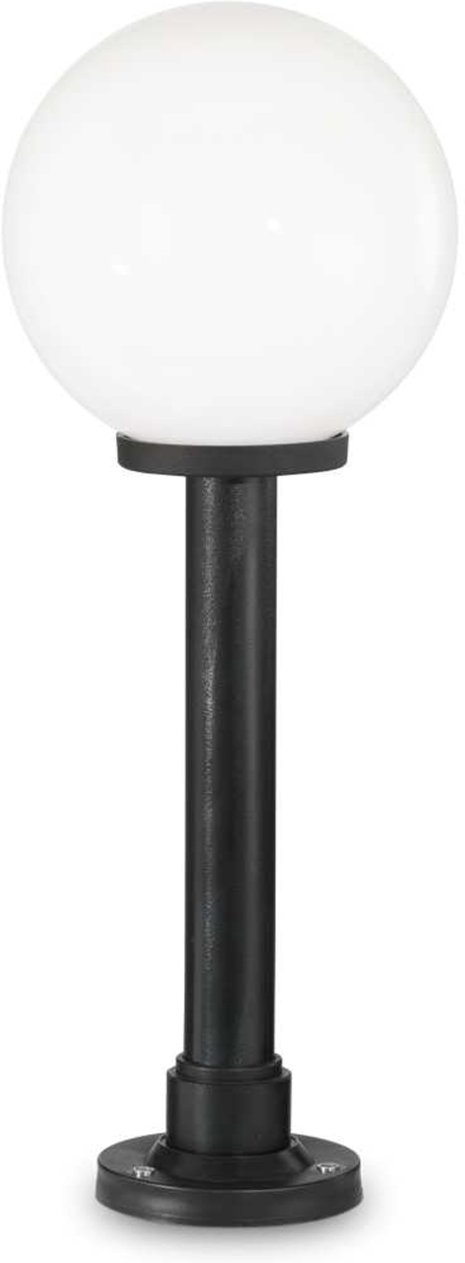 Udendørs gulvlampe Ideal Lux Classic Globe Ø30Ã82 cm hvid/sort IP55 E27