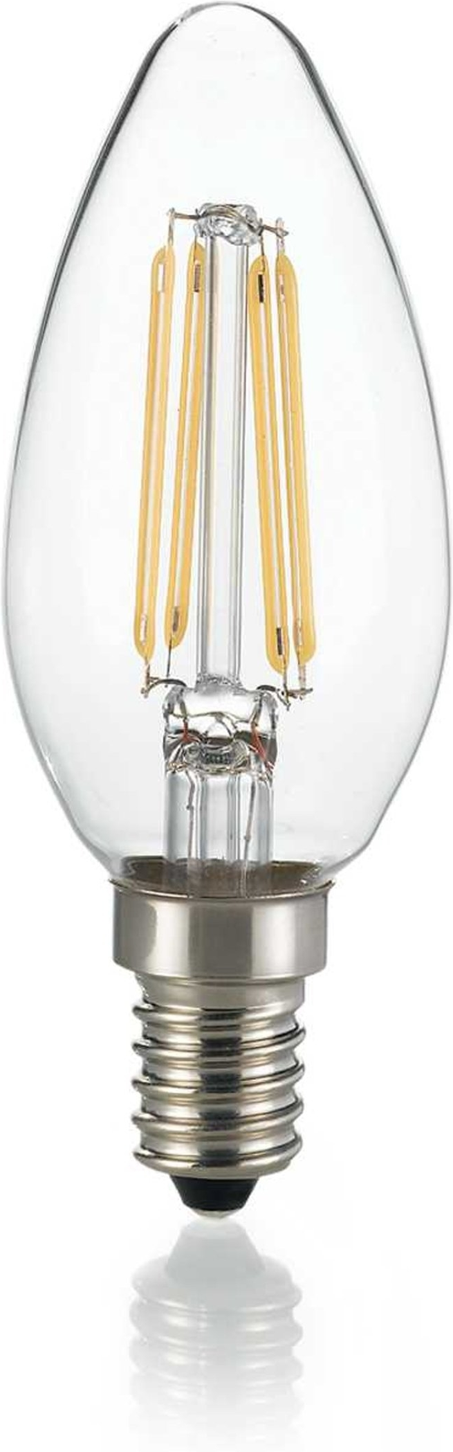 Lyspære Ideal Lux E14 4W 340lm 3000K Ø3,5x9,8cm dæmpbar