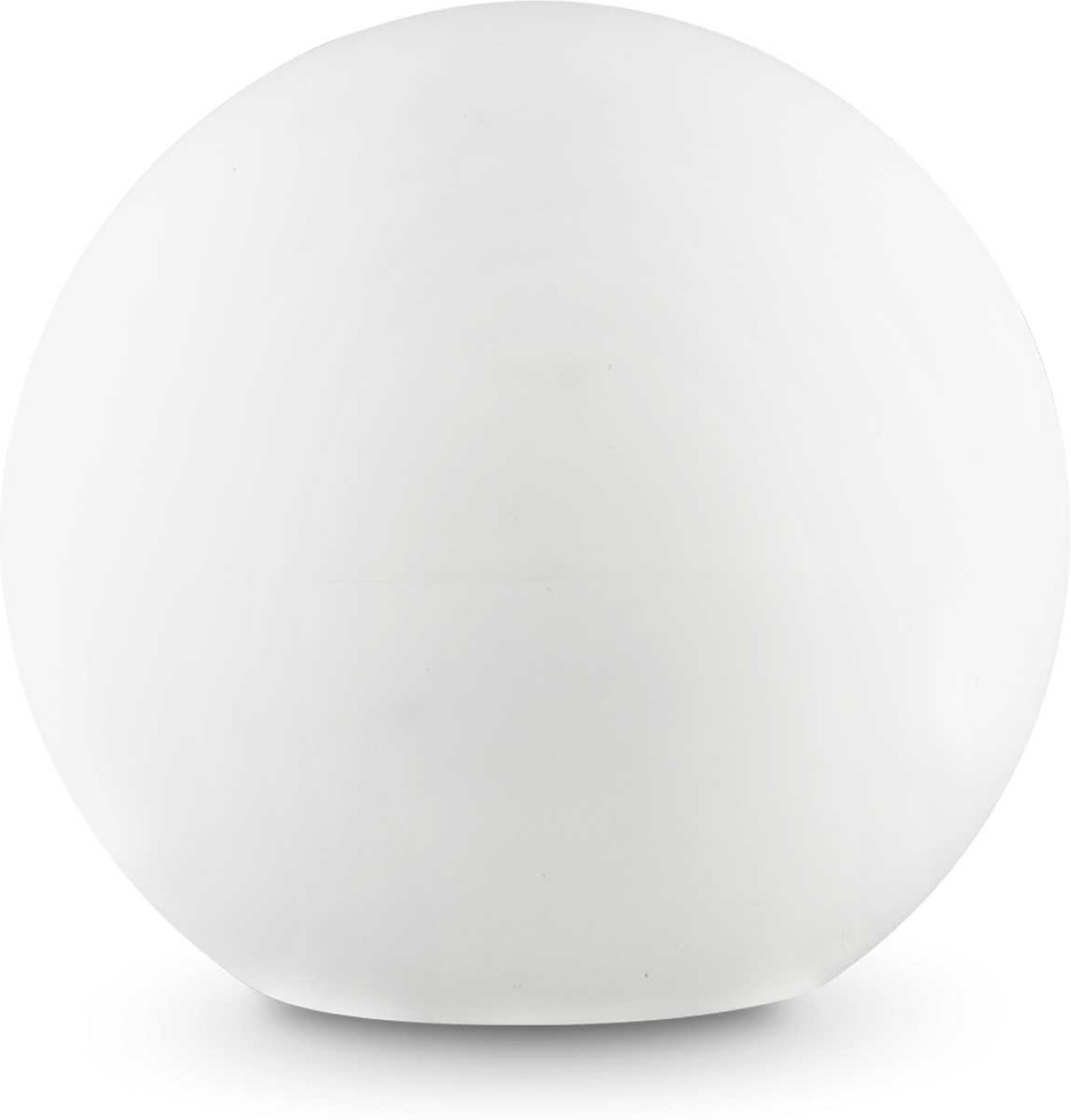 Udendørs gulvlampe Ideal Lux Sole  -  Ø50ÃH48 cm hvid/sort, plast med opalfarvet diffusor, IP44/65