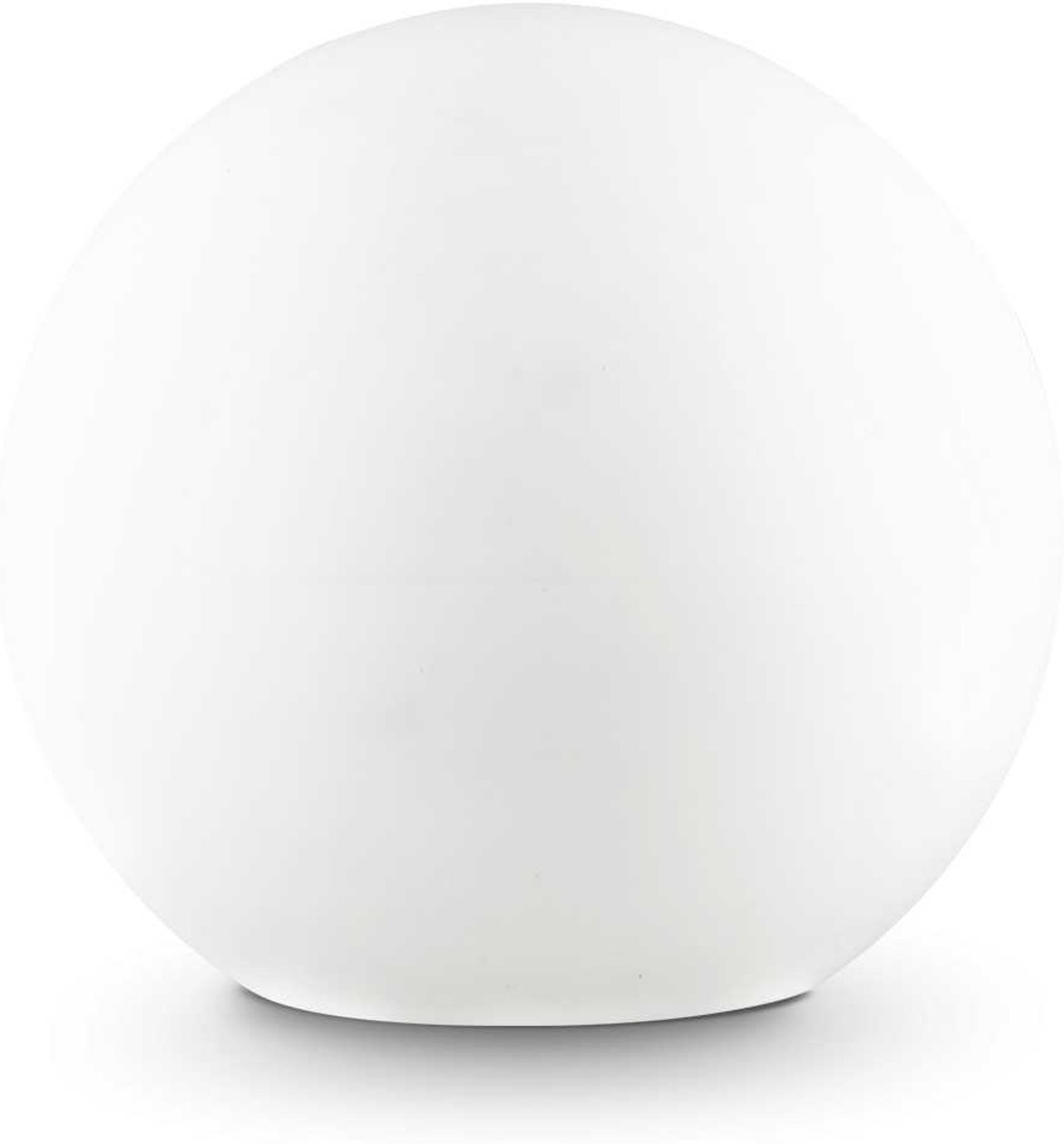 Udendørs gulvlampe Ideal Lux Sole Ø40Ã38 cm hvid/sort IP44/65 E27 plast
