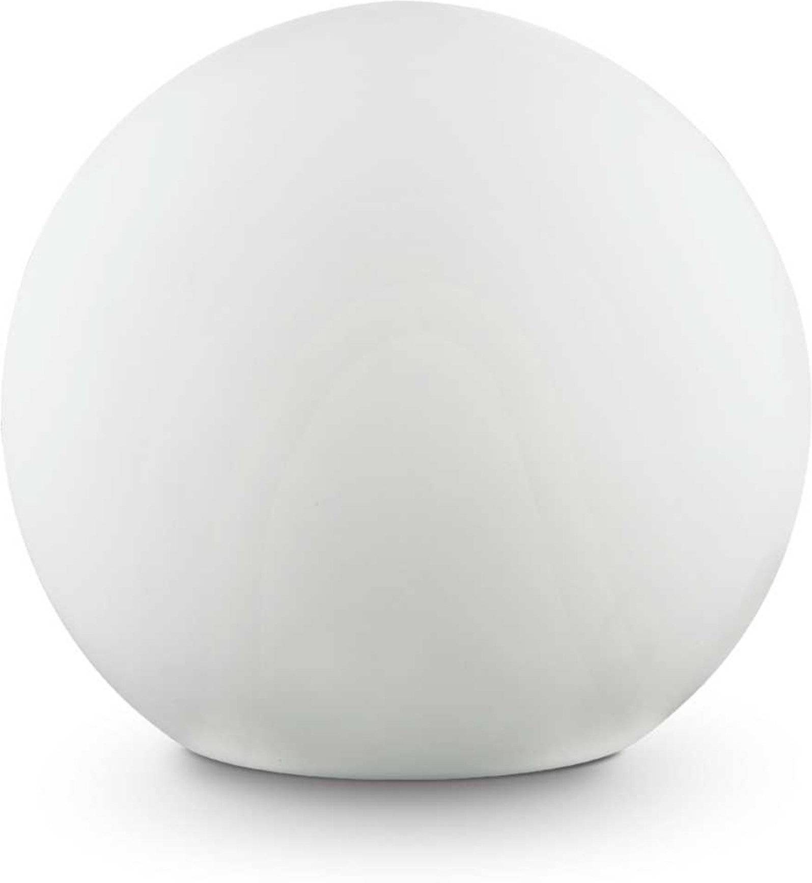 Udendørs gulvlampe Ideal Lux Sole Ø30 x H30 cm hvid/sort IP44/65 plast