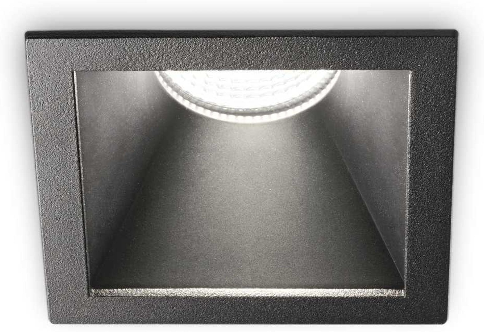 Indbygningslampe Ideal Lux Game sort LED 11W 1000 lm 3000 K varm hvid 12Ã8,4Ã8,4 cm IP20