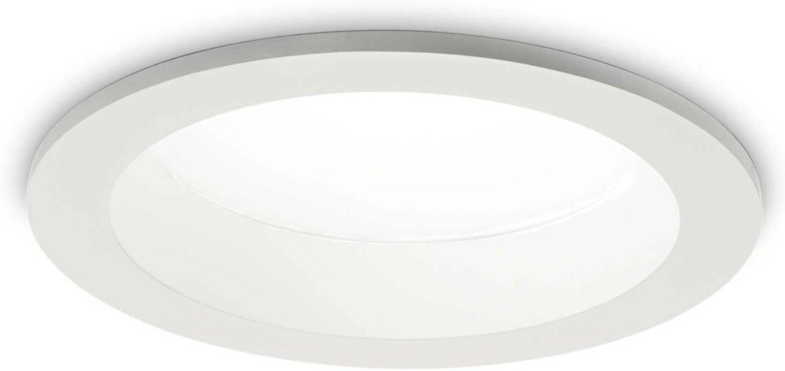 Indbygningslampe downlight Ideal Lux Basic Wide 30W LED 3150 lm 4000 K IP44 D18,3ÃH8 cm aluminium metal